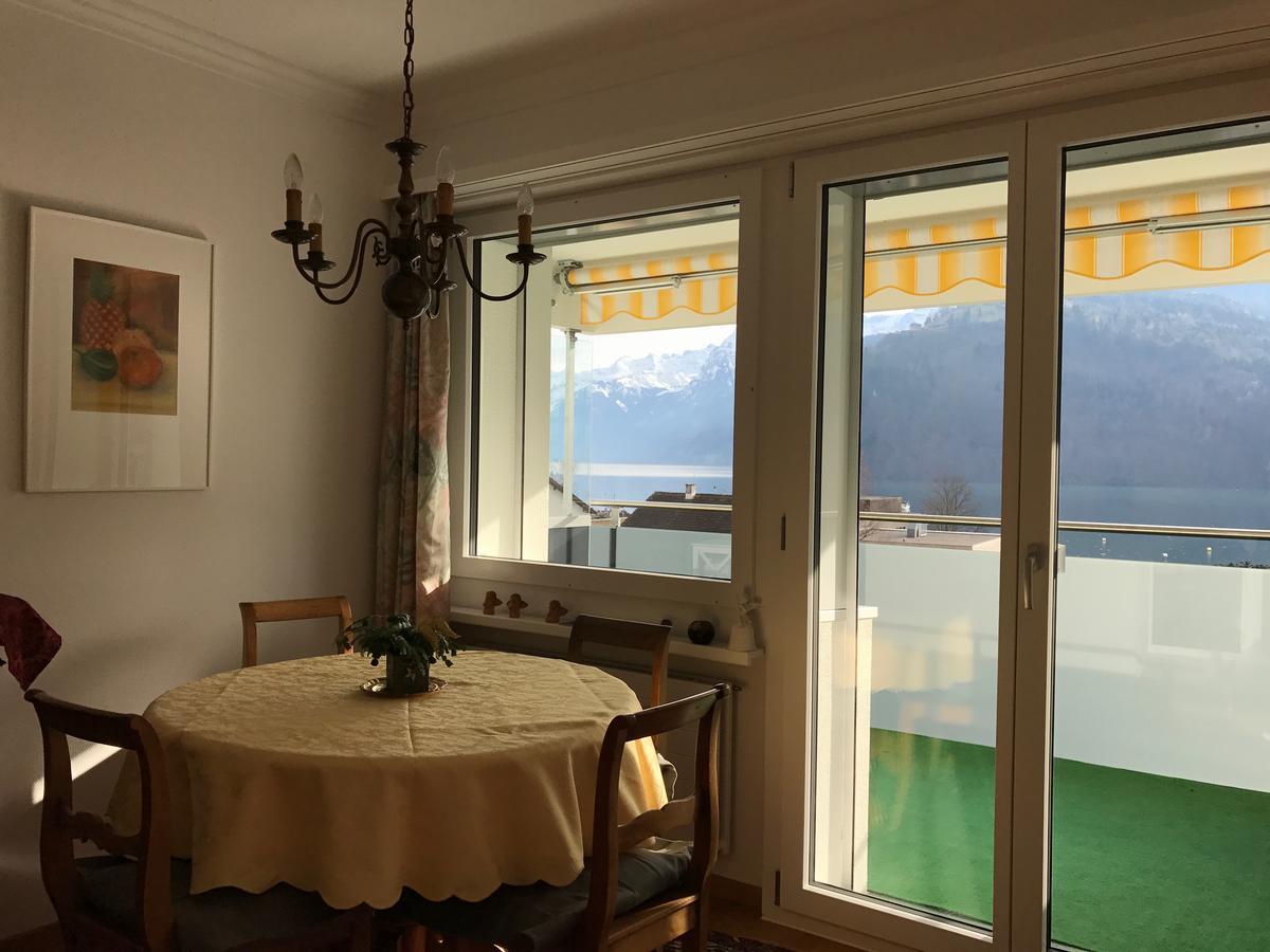Ferienwohnung Mit Seesicht Brunnen Exterior photo